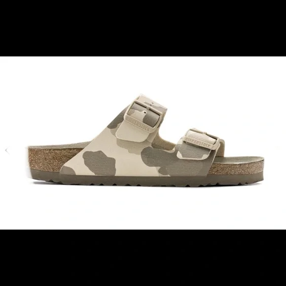 NWT Birkenstock Arizona Soft Footbed Desert Camo Birko-Flor 2-Strap - Picture 7 of 16